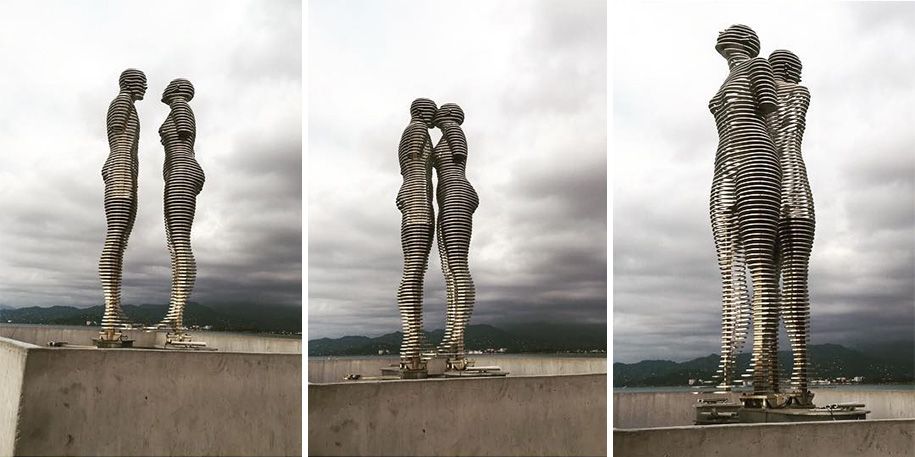 bevægelsesmetal-statue-ali-nino-kærlighed-tamara-kvesitadze-georgien-15