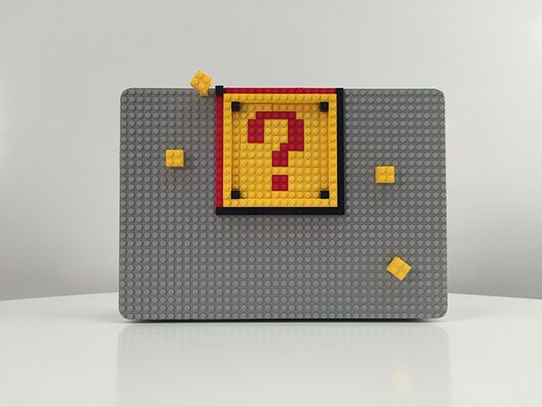 레고 장식 노트북 맥북 브릭 케이스 충돌 팀 05