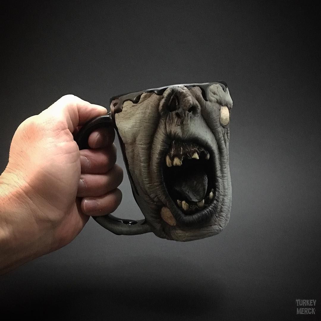 rædsel-zombie-krus-keramik-langsom-joe-kevin-kalkun-merck-13
