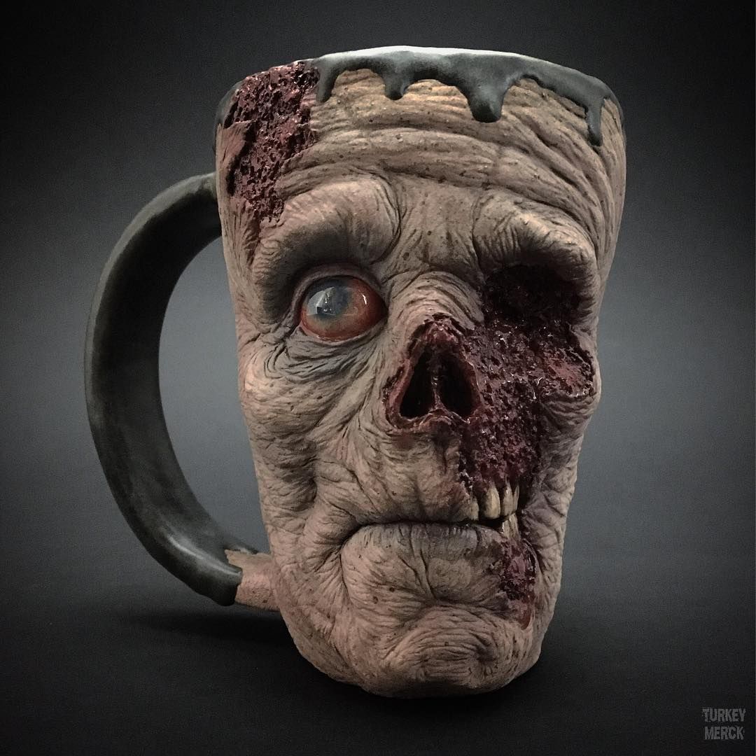 rædsel-zombie-krus-keramik-langsom-joe-kevin-kalkun-merck-15