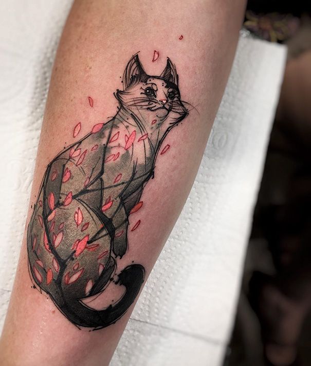 pomysły-tatuaże-kota-16