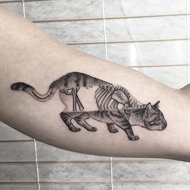 Идеи татуировок-кошек-13