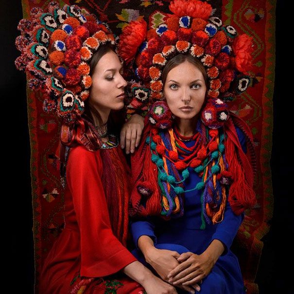 전통 우크라이나어 꽃 왕관 -treti-pivni-3