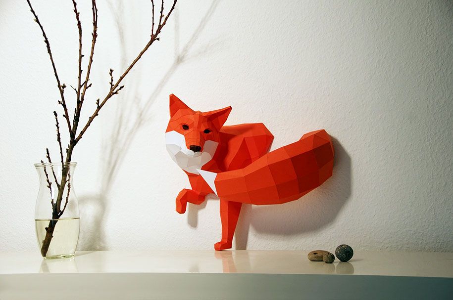 esculturas-de-animales-de-papel-lobo-de-papel-wolfram-kampffmeyer-7