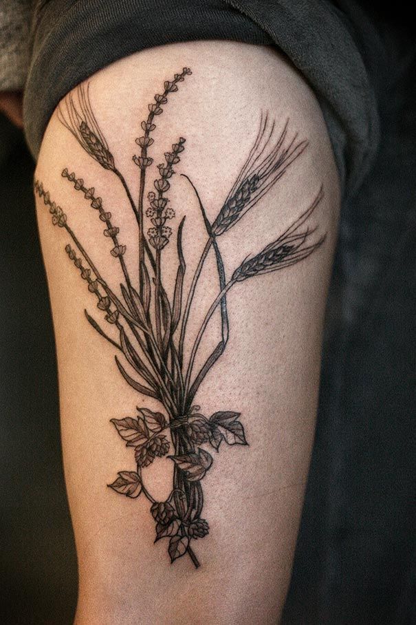 꽃-식물-식물-문신-앨리스-캐리어 -37
