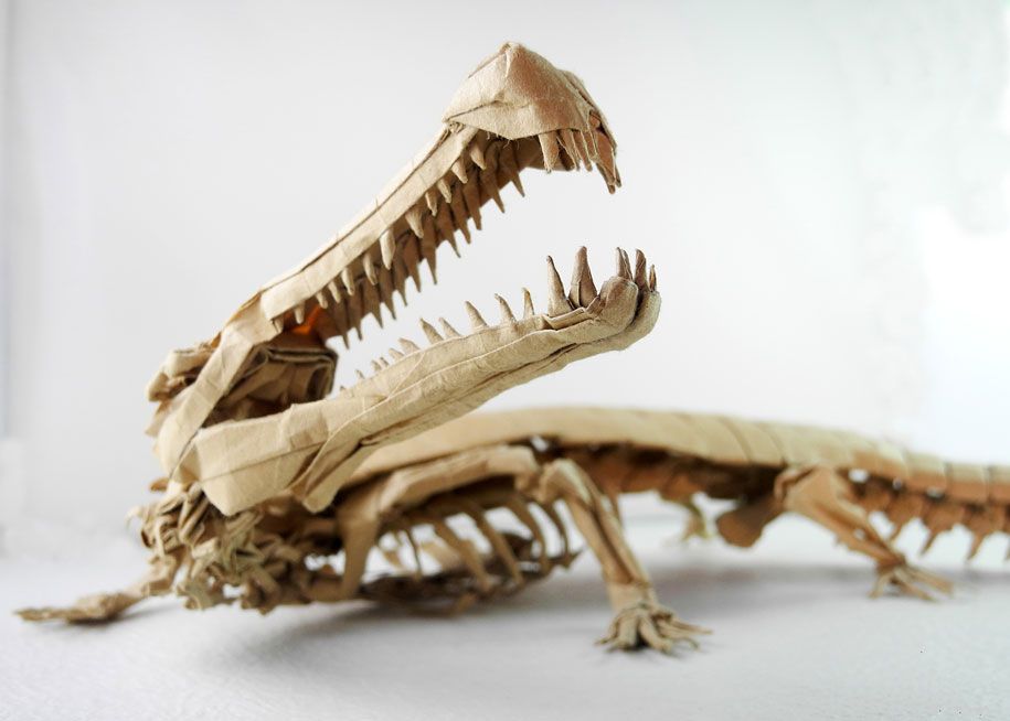 paperi-käsityö-origami-dinosaurukset-lohikäärme-adam-tran-trung-hieu-10
