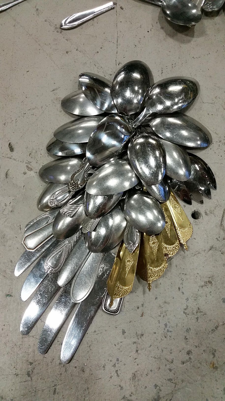 objet-trouvé-sculpture-métal-paon-liddlenomnom-19