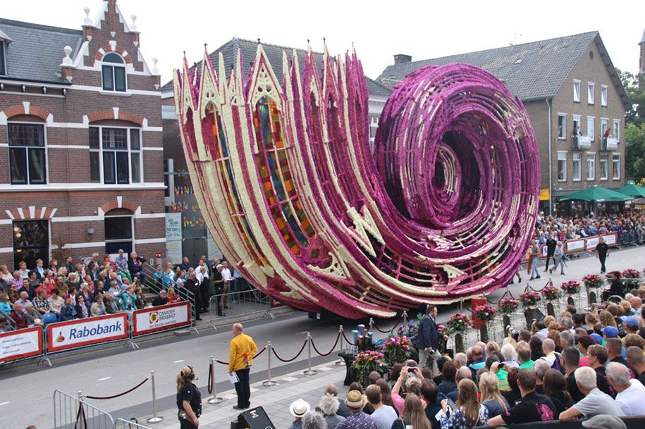 거대한 꽃 조각 퍼레이드 코르소 준 더트 2016- 네덜란드 -3