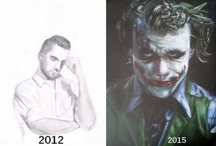 לפני-אחרי-ציורים-ציור-אמן-התקדמות -12