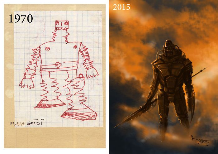 prije-poslije-crteži-crtanje-umjetnik-napredak-3