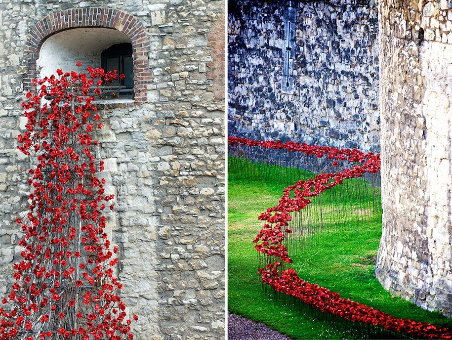 keramické-vlčí máky-instalace-první-světová válka-londýn-tower-11