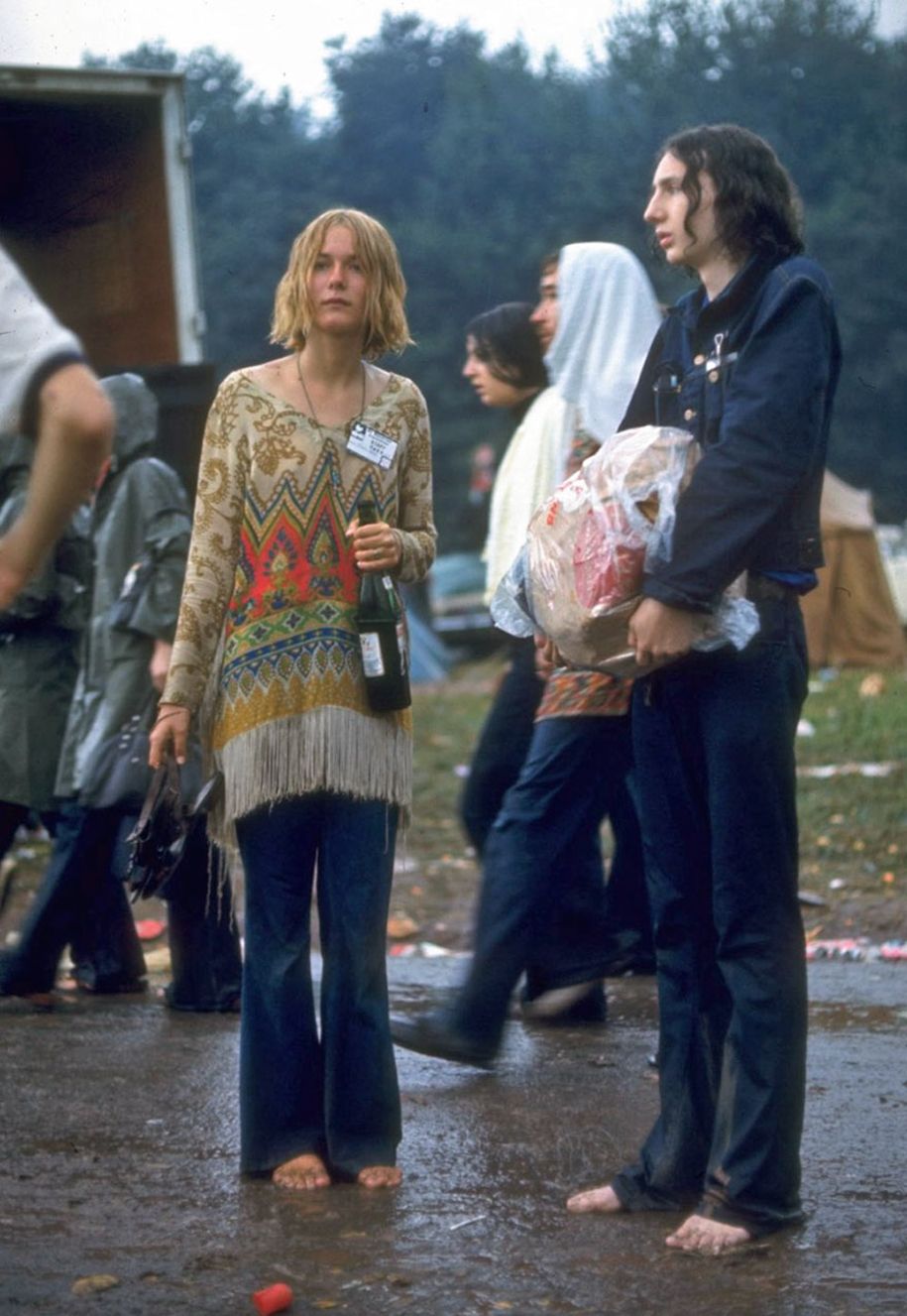 Damenmode der 60er Jahre Woodstock 1969-10