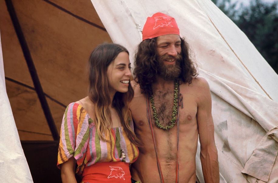 महिलाओं के फैशन के-60 के दशकों-वुडस्टॉक-1969-5