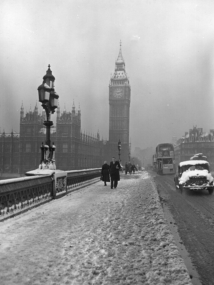 20-го века-Лондон-туман-винтаж-фотография-5