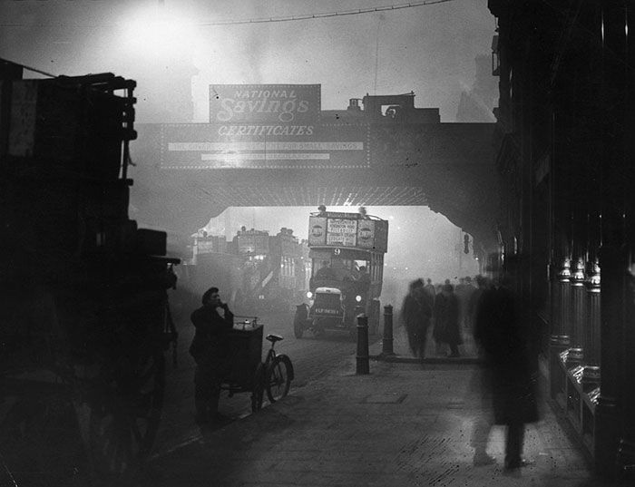 20-го века-лондон-туман-винтаж-фотография-18