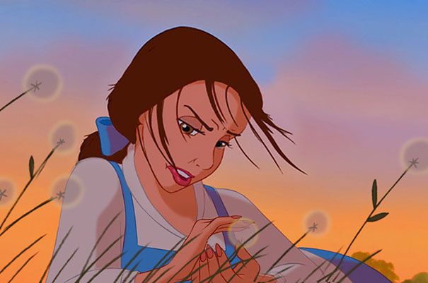 Disney-Prinzessinnen-realistische-Haar-Illustrationen-Loryn-Brantz-12