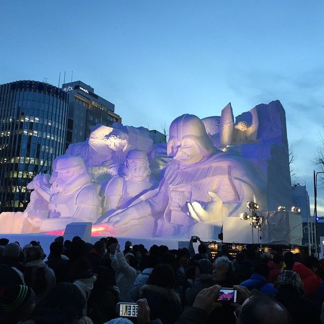 гигантска-звезда-войни-снежна скулптура-сапоро-фестивал-япония-3-1