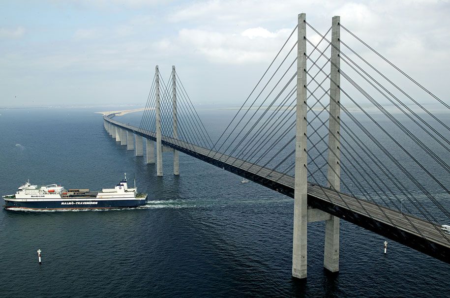 Tunnelbrücke-künstliche-Insel-Öresund-Verbindung-Schweden-Dänemark-55