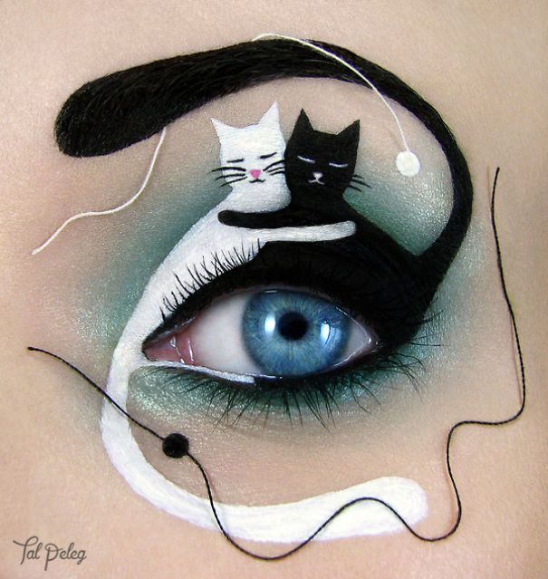 make-up-víčko-oko-umění-kresby-tal-peleg-izrael-23
