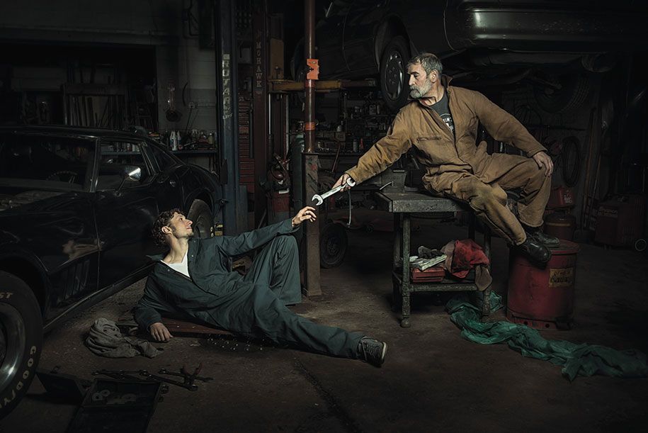 reneszánsz-festmények-újjáépített-autó-mechanika-fotózás-Freddy-Fabris-6