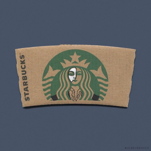 Starbucks-Cup-Sleeve-Art-Pop-Kultur-Charaktere-Sleevebucks-10