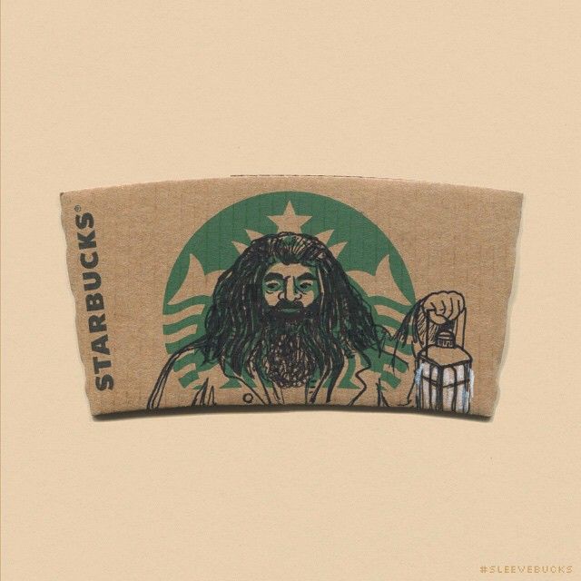 Starbucks-Cup-Sleeve-Art-Pop-Kultur-Charaktere-Sleevebucks-2