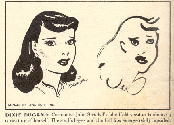 1940-ih-strip-umjetnici-crteži-povezanih očiju-život-magazin-7