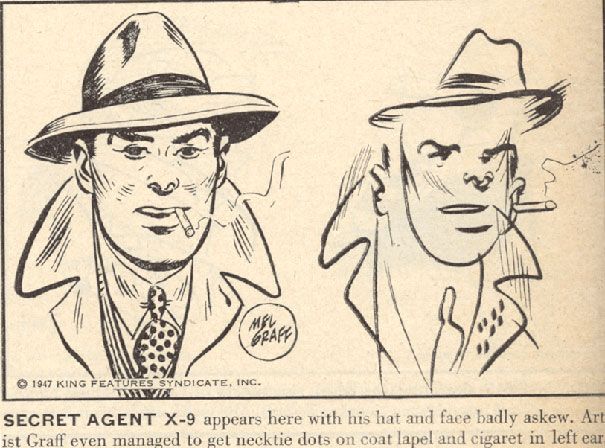 1940-komiks-umělci-kresby se zavázanýma očima-časopis o životě-2