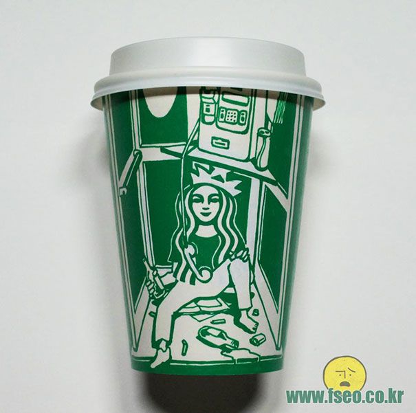 Starbucks-чашки-дудлы-су-мин-ким-13