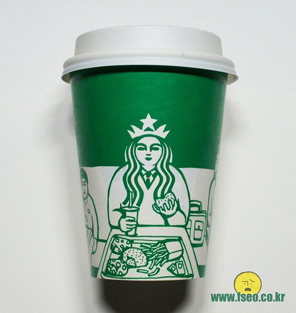 Starbucks-чашки-дудлы-су-мин-ким-14