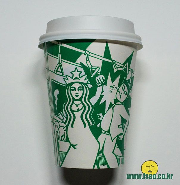 Starbucks-чашки-дудлы-су-мин-ким-7