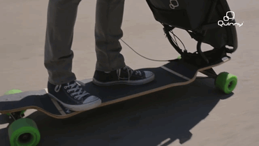 स्केटबोर्ड-बच्चे-गाड़ी-लौंगबोर्ड-घुमक्कड़-QUINNY -5