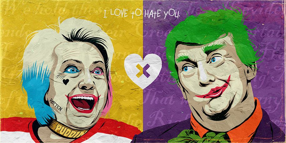 Trump-Clinton-Pop-Postavy-Milujem-nenávidím-te-mäsiar-Billy-10