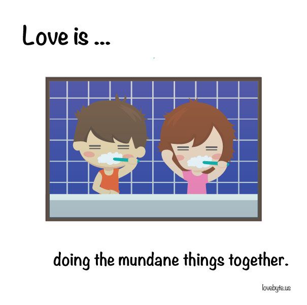 ความรักคือสิ่งเล็ก ๆ น้อย ๆ ความสัมพันธ์แบบภาพวาด lovebyte-21
