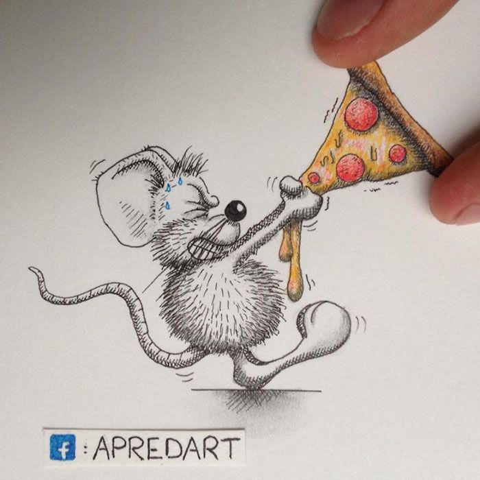 blyant-tegninger-mus-eventyr-rikiki-loic-apredart-1