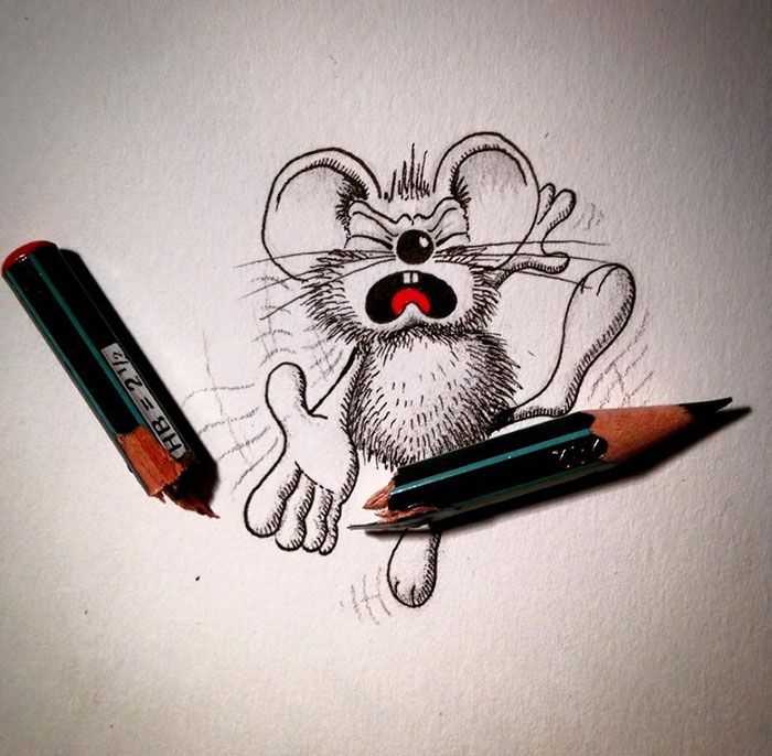 pieštuko piešiniai-pelės nuotykiai-rikiki-loic-apredart-22