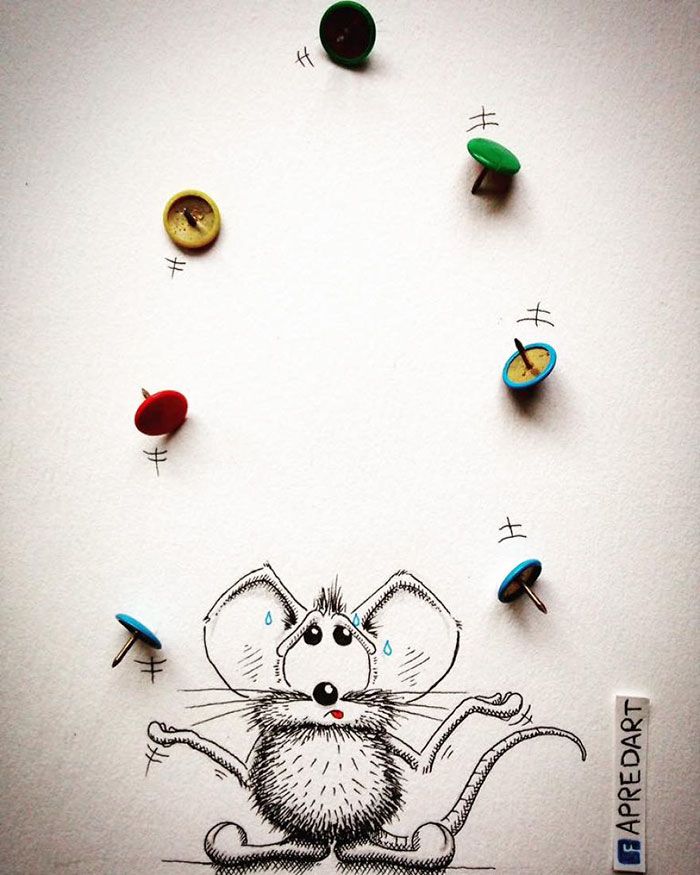 鉛筆画-マウス-冒険-リキキ-ロイック-apredart-16