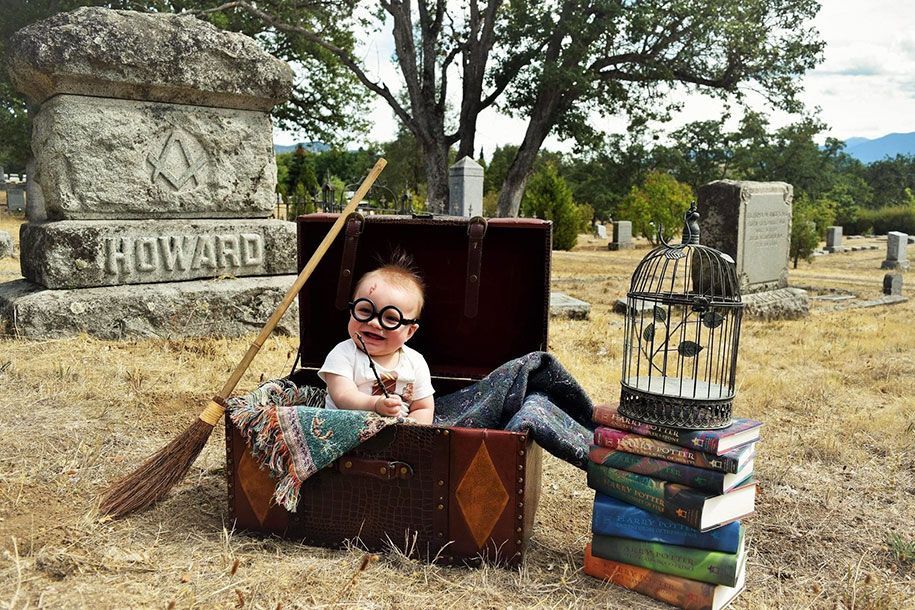 Harry-Potter-témájú újszülött-fotózás-kelsey-clouse-5