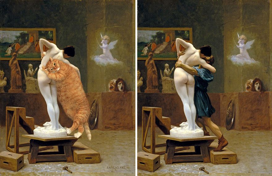 klasikiniai paveikslai-zarathustra-fat-cat-art-svetlana-petrova-7