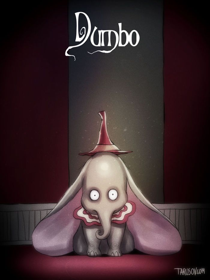 Disney-Charaktere-Poster-Tim-Burton-Andrew-Tarusov-2