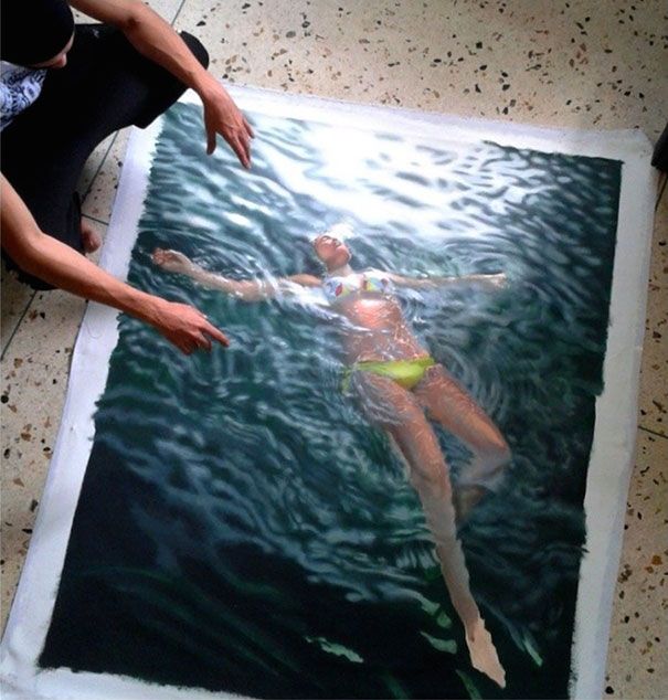 realistyczne-obrazy-wodne-pływające-ludzie-gustavo-silva-nunez-12