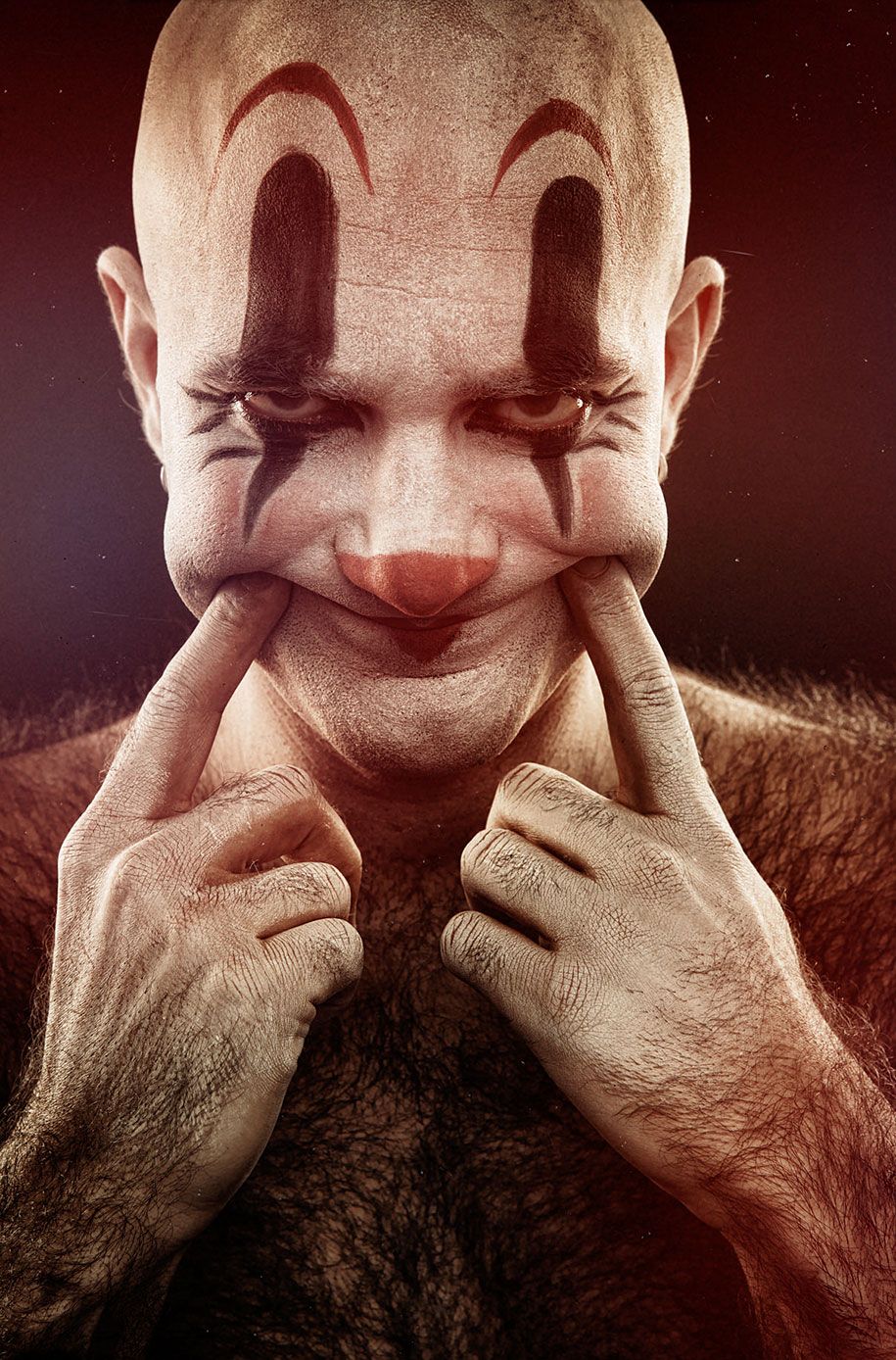 strašidelný-strašidelný-klaun-portréty-clownville-eolo-perfido-3