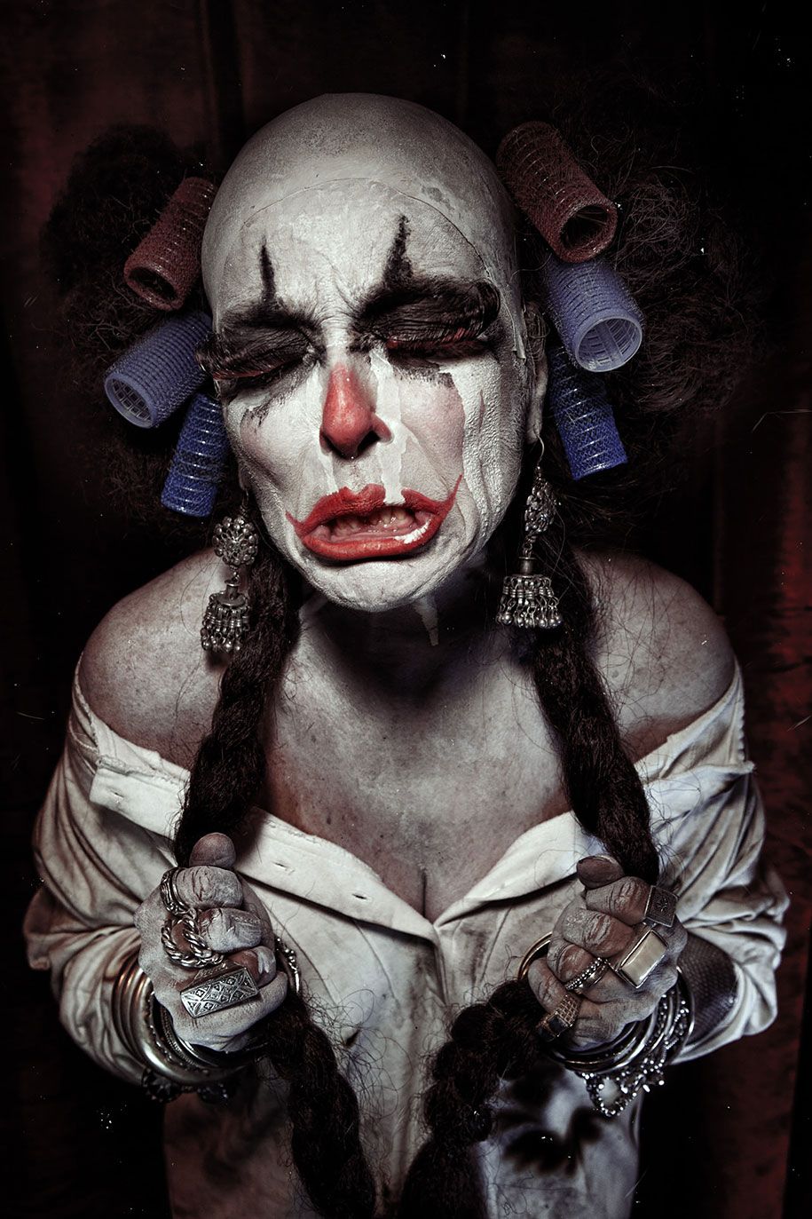 strašidelný-strašidelný-klaun-portréty-clownville-eolo-perfido-21