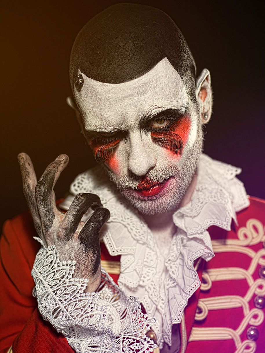 strašidelný-strašidelný-klaun-portréty-clownville-eolo-perfido-16