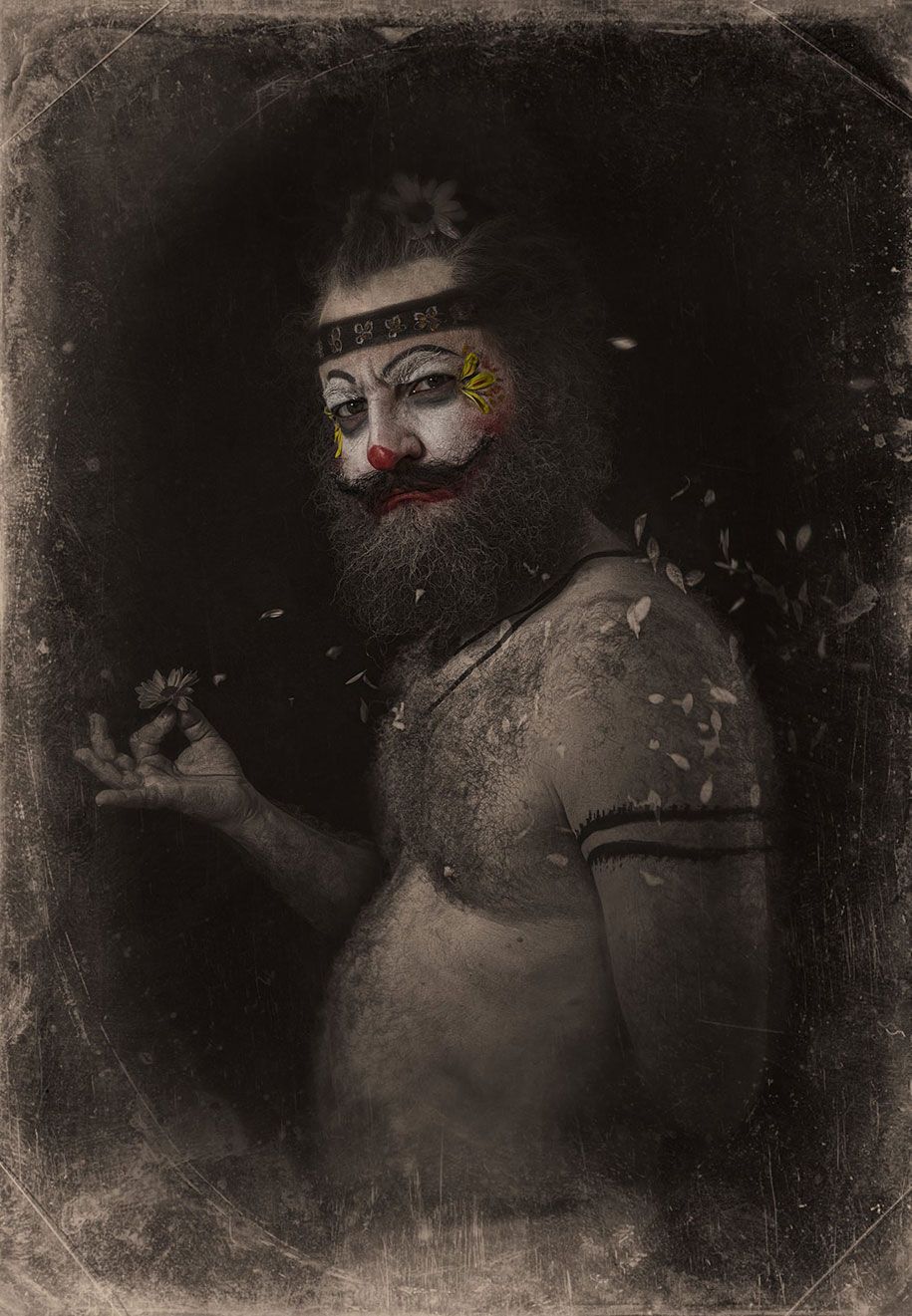 strašidelný-strašidelný-klaun-portréty-clownville-eolo-perfido-2