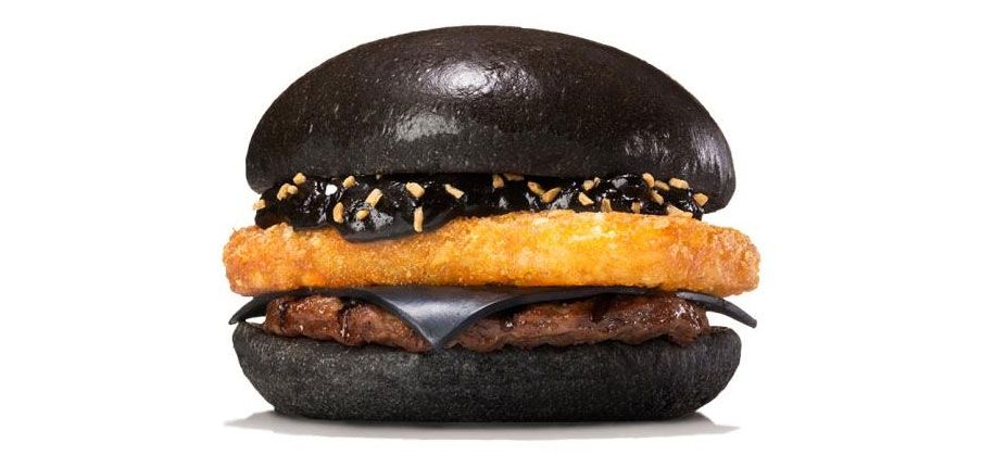 लाल-काले-हैम्बर्गर-बर्गर किंग जापान -2