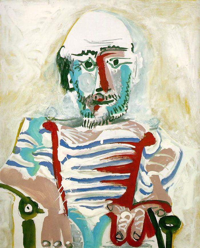pictură-autoportret-stil-evoluție-Pablo-Picasso-2
