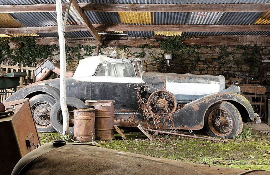 पाया-खजाना पुरानी क्लासिक कारों-फ्रांस-रोजर-baillon-11