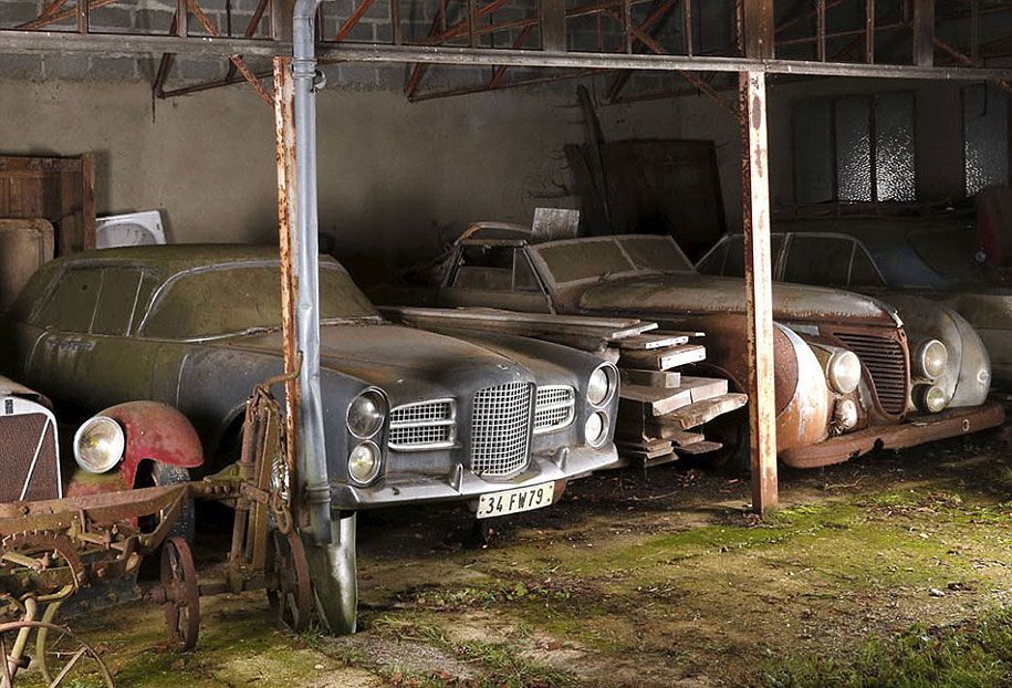 पाया-खजाना पुरानी क्लासिक कारों-फ्रांस-रोजर-baillon -3