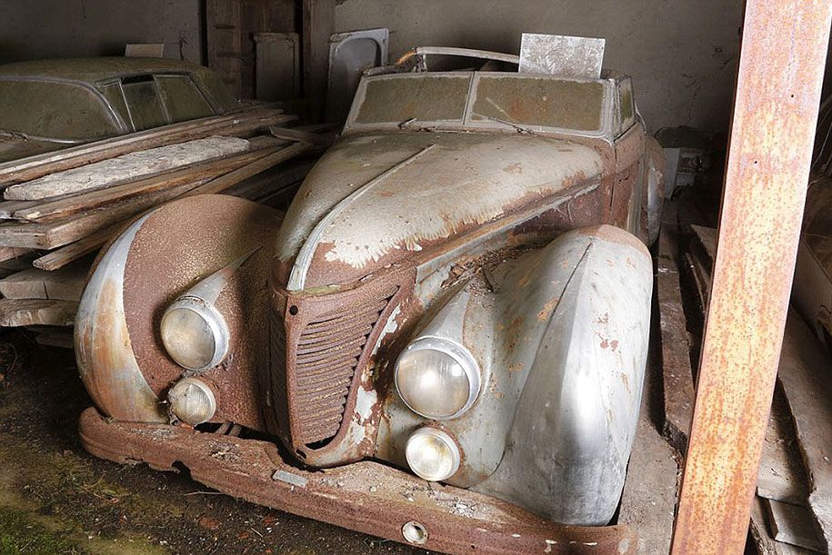 найдено-сокровище-старинные-классические-автомобили-Франция-Роджер-Байон-18